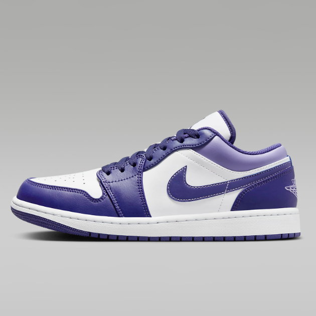 Nike Air Jordan 1 Low Leather Sky J Purple 553558-515 Men's Nike Air Jordan 1 Low Leather Sky J Purple 553558-515 Men's