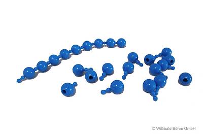 Perlenkette ''Anne'' blau Kette zum Selbstgestalten Schmuck Made in Germany reifa