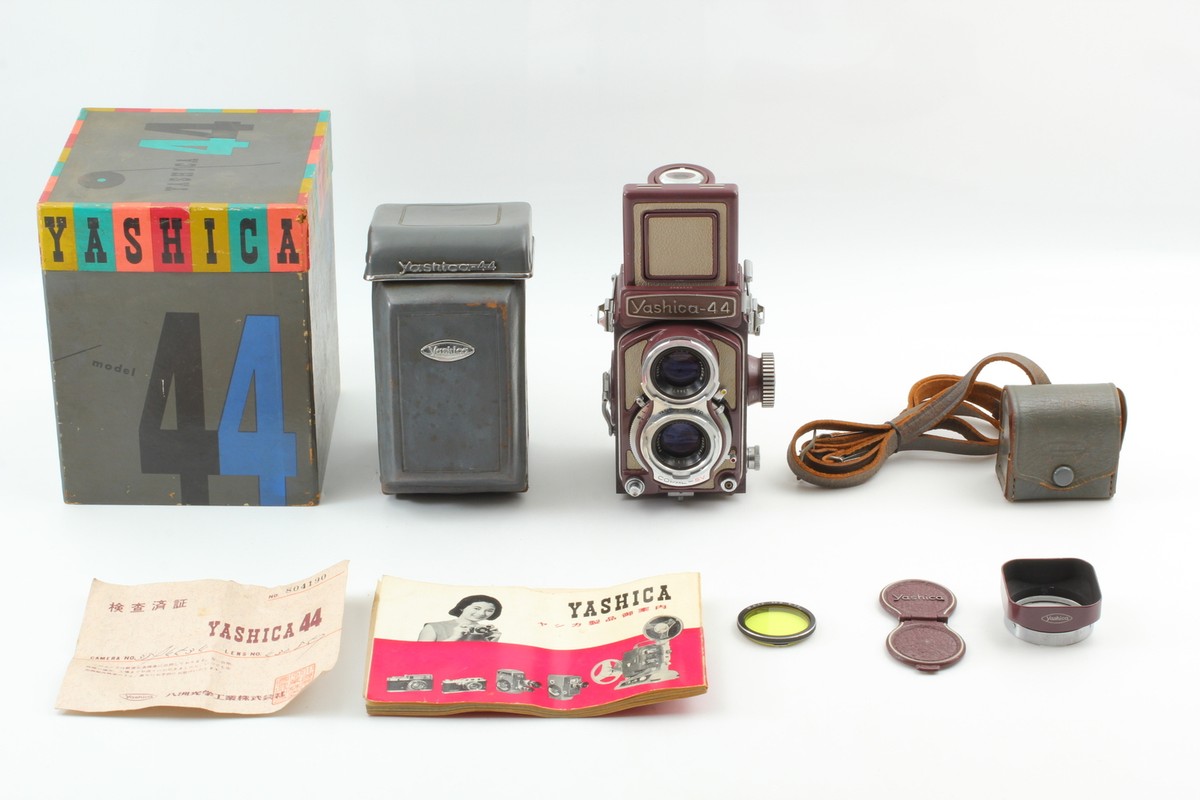 Ultra Rare! purple model [App Top MINT] Yashica 44 Twin Lens