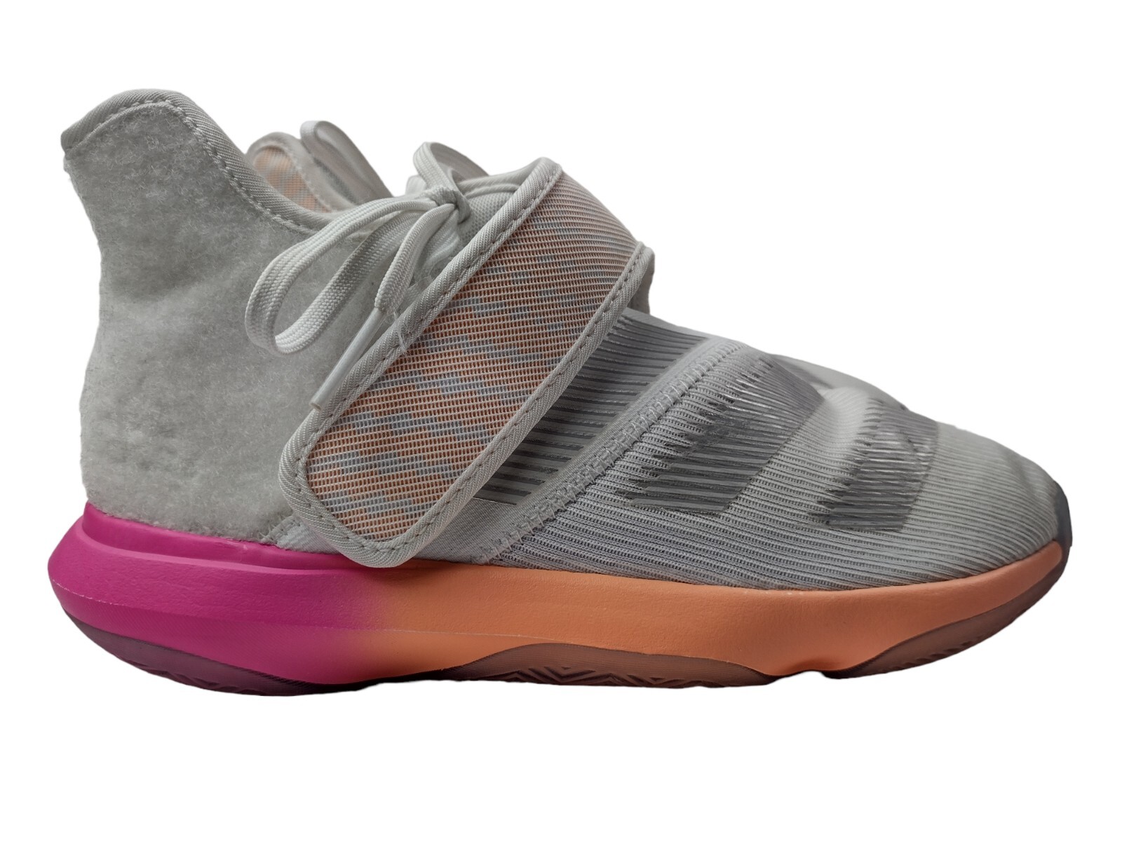 Men's Adidas Basketball Shoes Size 6.5 James Harden BE 3 White/ Gray