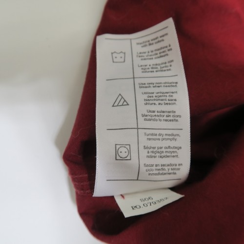 Carhartt Button Up Hemd Herren L Rot 100% Baumwolle Kurzarm Pattentaschen Arbeit - Bild 8 von 12