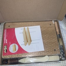 Kit de prensa de libros para principiantes — Kit de prensa de encuadernación de libros de madera de 7,9”x11,6” y accesorios