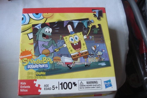 NICKELODEON SPONGEBOB SQUAREPANTS PUZZLES 100PC AGE5+ NEW