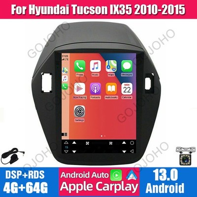 For 2010-2015 Hyundai ix35 Tucson Radio Apple CarPlay Android 13 Car Stereo Navi