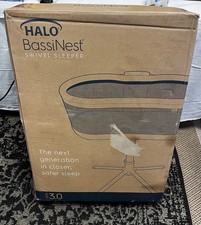 HALO BassiNest Swivel Sleeper 3.0 Gray Baby Bassinet Model 4792