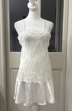 Vintage Gold Label Victoria  s Secret Lace Babydoll Chemise Size Medium No Belt 