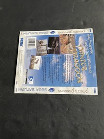 panzer dragoon sega saturn Artwork insert only