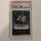 2024 Topps Stroke Of Midnight Bo Nix  Auto PSA 9