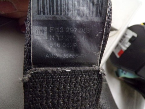 CEINTURE DE SECURITE AVANT GAUCHE Astra J Sports Tourer (PD8/PE8/PF8) 13297085 - Photo 4/6