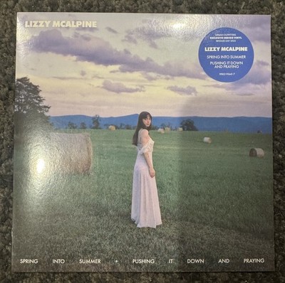 spring into summer / pushing it down & praying (indigo 7  vinyl) lizzy mcalpine