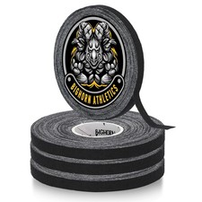 Bighorn Athletics Finger Tape, 0.2" x 45ft, 4 Rolls, Black 0.2-Inch,