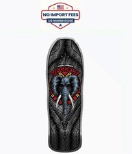 Powell Peralta Mike Vallely Elephant Reissue Skateboard Deck - 10&Prime; Silver Foil