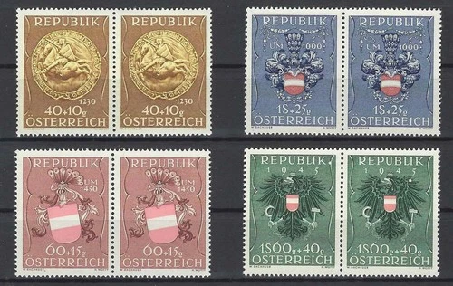 1949 Ank.949-952 Heimkehrer im Paar postfrisch