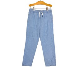 Vineyard Vines Boys Size 10 Light Blue Chambray Cotton Pull On Pants