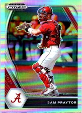 2021 Panini Prizm Draft Picks #PDP179 Sam Praytor Silver Prizm