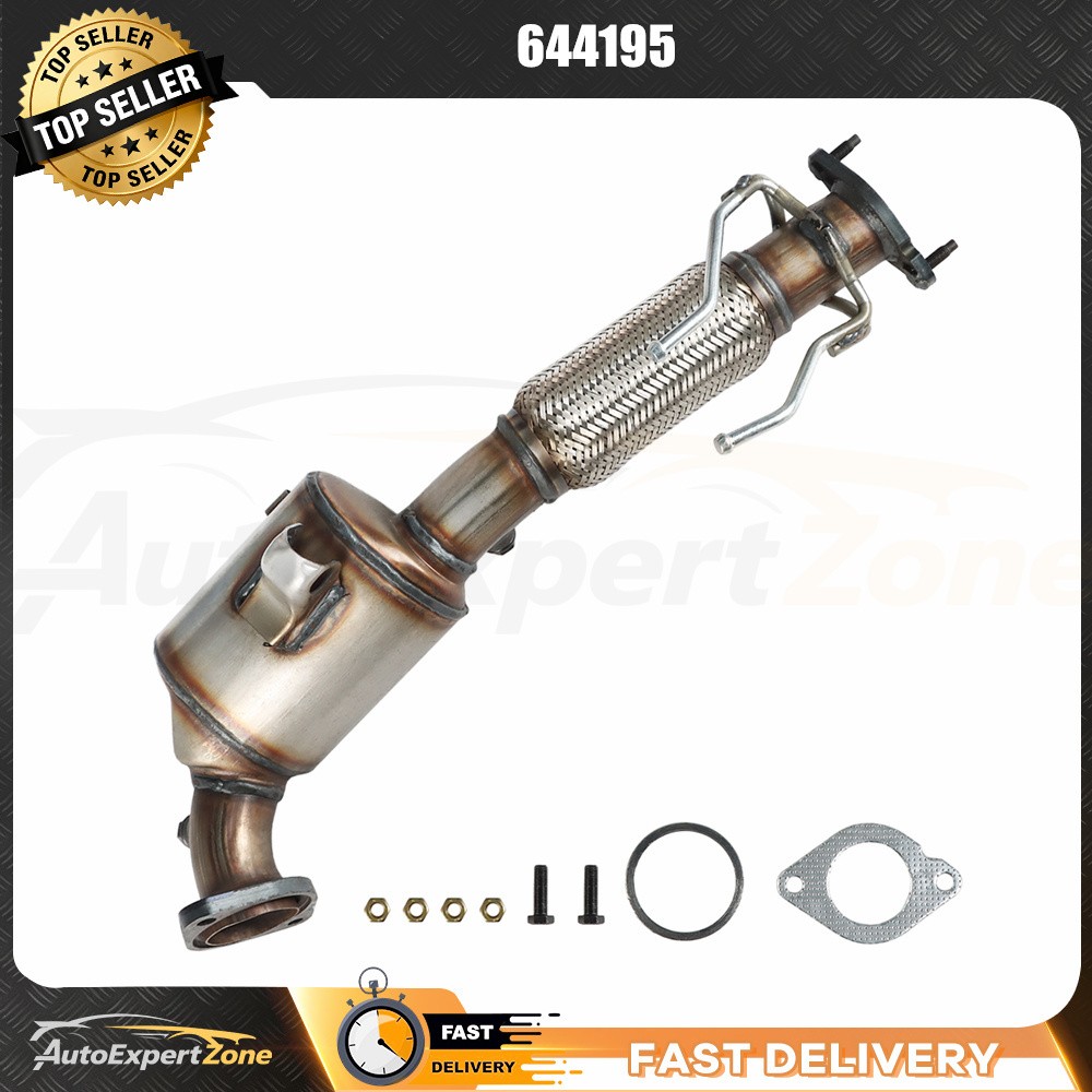 Exhaust Catalytic Converter Assembly w/ Gaskets for 15-18 Ford Edge 2.0L Turbo