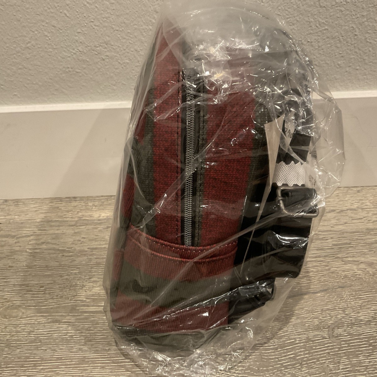 north face backpack red and blaack The North Face TNF Black/TNF White Connector Backpack