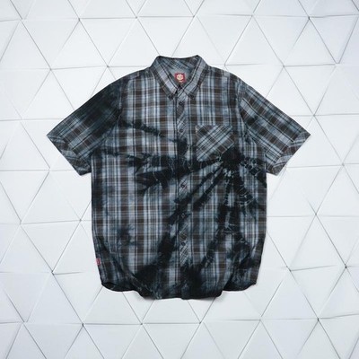 Men Element Shirt Grey Cotton XL