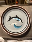 Stangl Pottery Dolphin 5 inch Coaster plate Rare