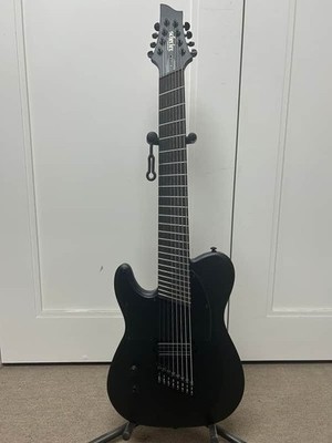Schecter PT-8 MS Black Ops Left-Handed 8 String Multiscale Electric Guitar Black