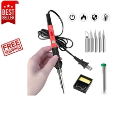 Efficient 60W Electric Soldering Iron Kit for Jewelry and Electronics Repair