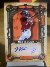 Mark Kolozsvary 2023 Wild Card 5 Card Draw Auto /5 Rookie RC Card #72