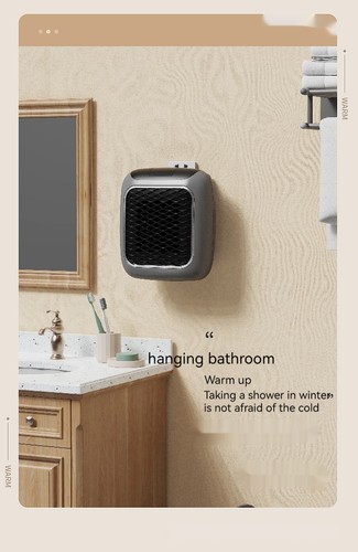 Mini Wall-Mounted Space Heater – Under Desk Foot & Leg Warmer for Home/Dorm - Picture 9 of 12