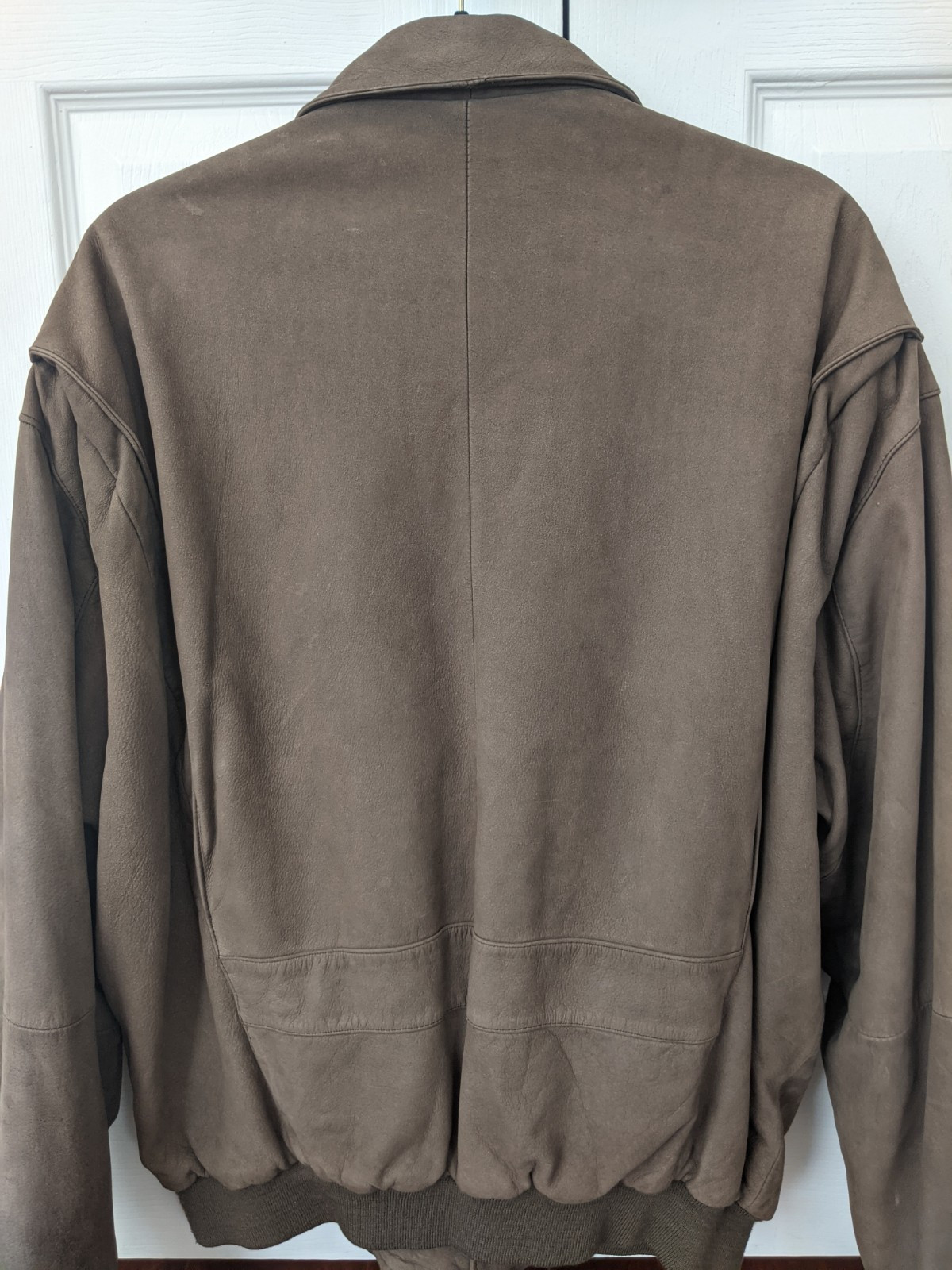 Vtg 80's Authentic Structure Outerwear Brown Genu… - image 5