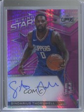2017 Panini Spectra Neon Pink Prizm 12/25 Sindarius Thornwell #RS-STH Auto 1u6