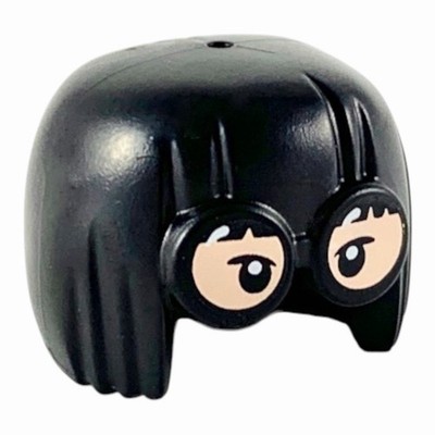 LEGO Minifigure, Hair Combo, Large Glasses with Large Bowl Cut Hair