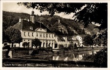 Ak Bad Karlshafen an der Weser, Solbad  Rathaus, Fluss, Bäume,... - 4895110