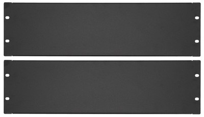2 Rockville 3U BLANK RACK PANELS 19'' Pro Audio or Server Rack, Heavy Gauge Steel