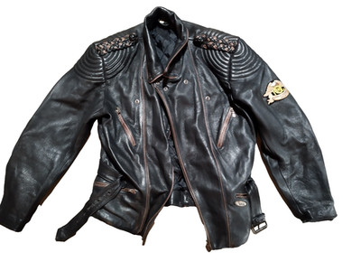 RAR: Richa 40th Anniversary Lederjacke (1954-1994)   Biker Vintage   H.O.G. Patc