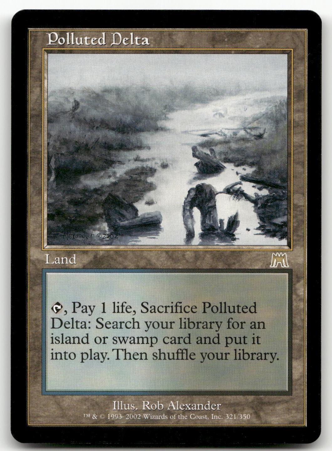 Polluted Delta #321 (NM) Onslaught ONS Magic MTG
