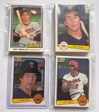Minnesota Twins 1981-83 Donruss base team sets (3 set lot w/Hrbek RC, more)