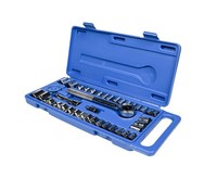 "SteckschlüSselsatz 40 Tlg Nusskasten Ratschenkasten 1/4\" 3/8\" Werkzeug Set"