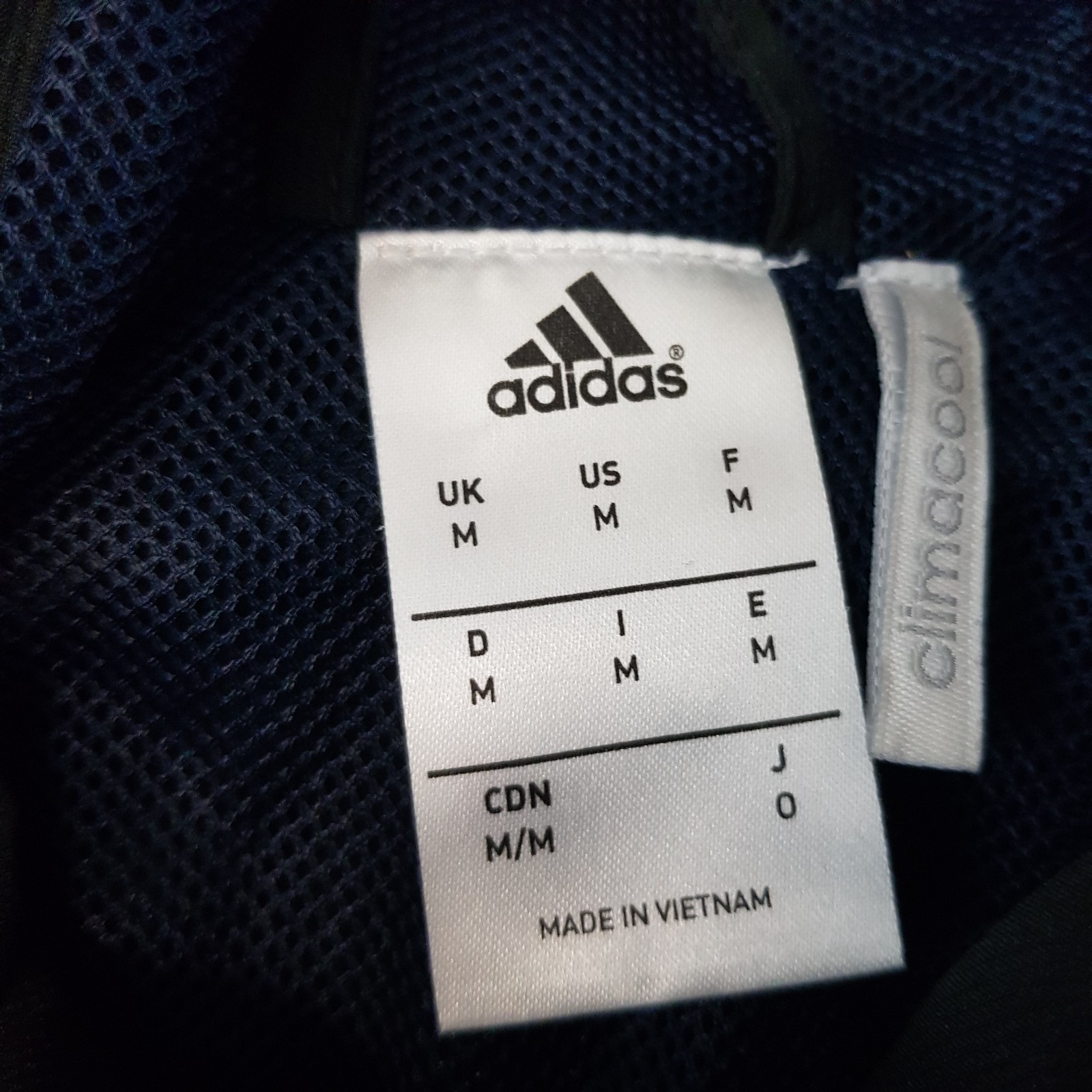 Adidas Manchester United Mens Jacket Medium Black Windbreaker 2016 Man Utd image 5
