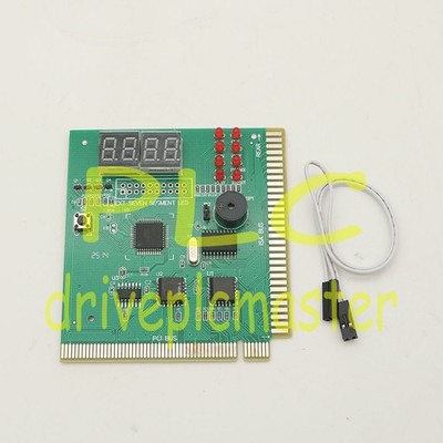 4-Digit Card PC Analyzer Diagnostic Motherboard POST Tester Computer PC PCI ISA#