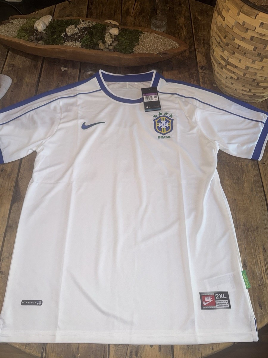 Nike Brazil Retro Third Shirt from the 1998 World Cup Size 2XL | eBay