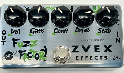 ZVEX Fuzz Factory Vexter Series Fuzz Pedal for Electric Guitar with AC Adapter