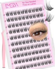 Ciglia Corte Autoadesive 8Mm Naturale Cluster Ciglia Auto-Adesive Kit Di Ciglia