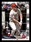 2019 Bowman Paper Mike Trout #1  Los Angeles Angels  Baseball Card