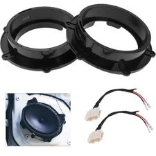 2x 6.5In for 1999-2019 Volkswagen Jetta Front Door Speaker Adapter Spacer Ring