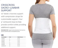 Bell-Horn CrissCross Sacro-Lumbar Support X-Large ( Waist 42-50")