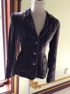Bloomigdale Easel Women  Velvet Blazer  Size 4 NWT