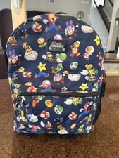 Rare Super Mario Bros. U Deluxe Blue Kids Sch...