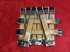 7” Bamboo Knitting Needles Double Point Size 9 (5.5mm) 10 Sets of 4 U-nitt NIP