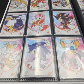 Sega Dreamcast Trading Cards Base & Foil  Complete Set Limited Run Games Folder