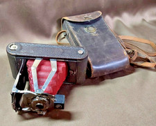 Vintage Eastman Kodak No. 1A Pocket Series Folding Camera with Case As Is 