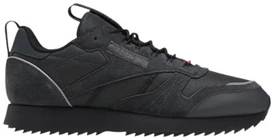 UK Größe 6 - Reebok CLASSIC Ripple Turnschuhe dreifach dunkelgrau schwarz